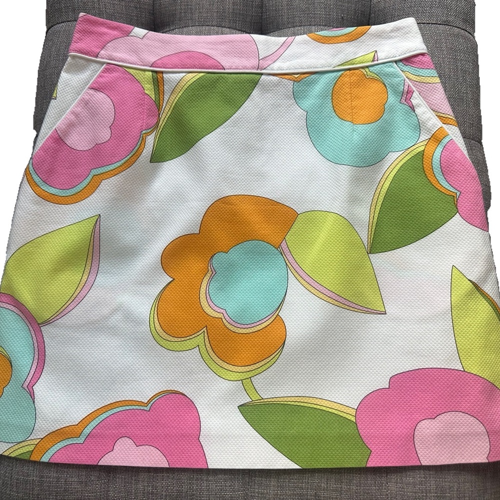 🏖️ Tori Richard, Honolulu, Floral A-Line Skirt - Multicolor, Like New, Size 2